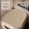 3pcs Universal Car Seat Cover PU Leather Cushions Organizer Auto Front Back Seats Covers Protector Mat  Beige single - Premium Car Seat Cushion from Rapidvehicles - Just $22.99! Shop now at Rapidvehicles