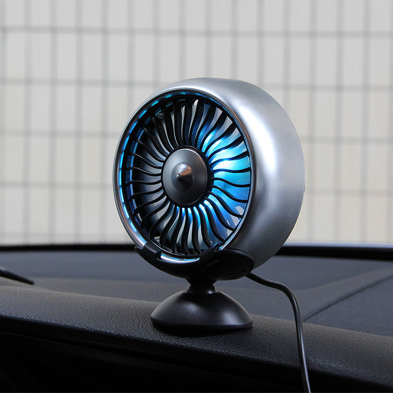 12V Electric Car Fan 360 Degree Rotatable Car Auto Cooling Air - Premium Other Car Electronics from Rapidvehicles - Just $23.99! Shop now at Rapidvehicles