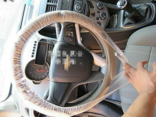 100pcs/Set Universal Disposable Plastic Steering Wheel Cover - Premium Other Car Tools from Rapidvehicles - Just $15.99! Shop now at Rapidvehicles