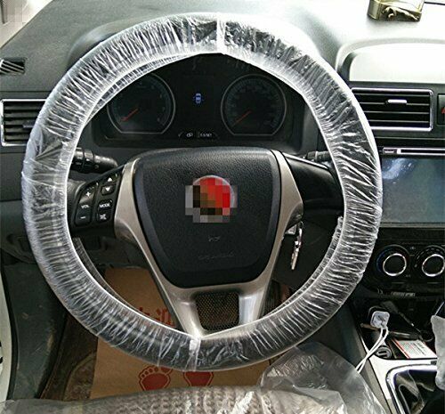 100pcs/Set Universal Disposable Plastic Steering Wheel Cover - Premium Other Car Tools from Rapidvehicles - Just $15.99! Shop now at Rapidvehicles