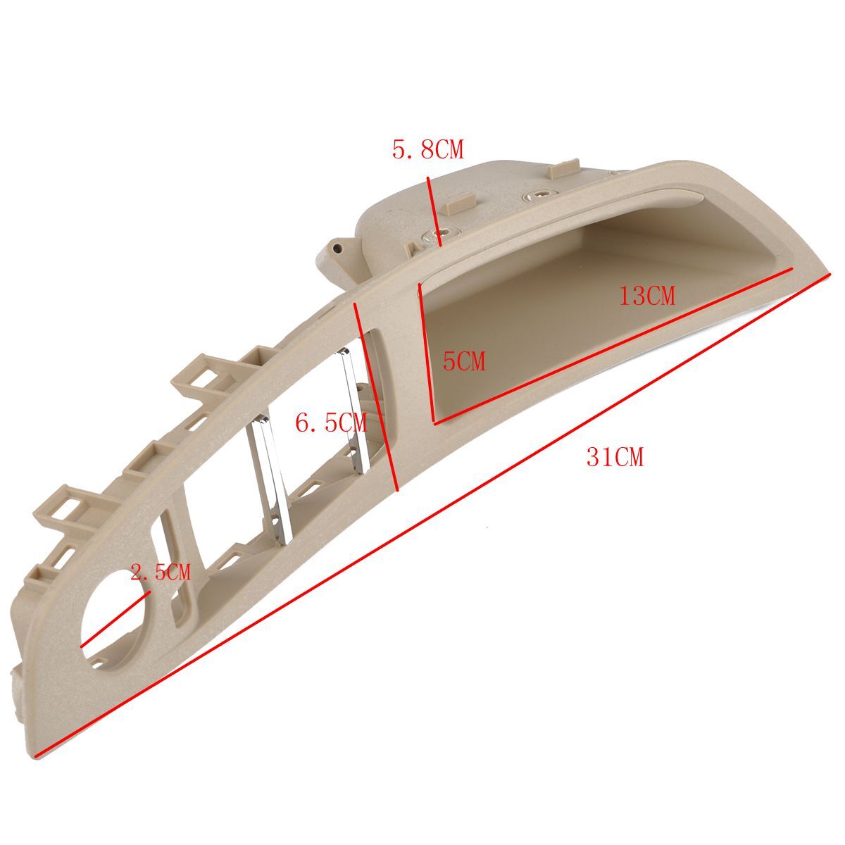 Door Handle Window Switch Panel for BMW 5 Series F10 F18 520 523 525(Beige) brown - Premium Car Organizers from Rapidvehicles - Just $28.99! Shop now at Rapidvehicles