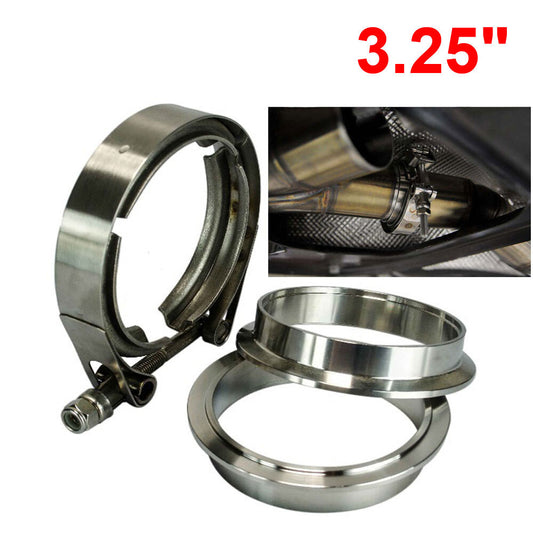 3.25Inches SUS 304 Stainless Steel Exhaust V Band Clamp Kit - Premium Car Organizers from Rapidvehicles - Just $53.99! Shop now at Rapidvehicles