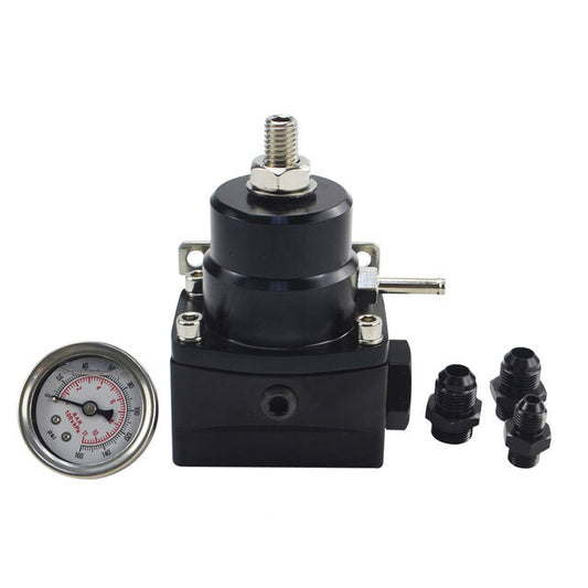 AN8 High Pressure Fuel Regulator W / Boost-8AN 8/8/6 EFI with - Premium Car Organizers from Rapidvehicles - Just $61.99! Shop now at Rapidvehicles