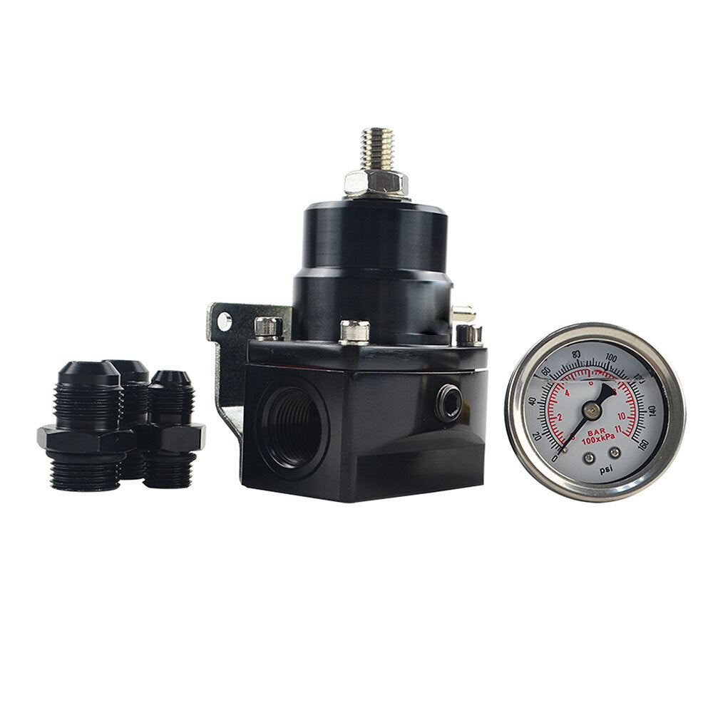 AN8 High Pressure Fuel Regulator W / Boost-8AN 8/8/6 EFI with - Premium Car Organizers from Rapidvehicles - Just $61.99! Shop now at Rapidvehicles