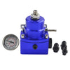 AN8 High Pressure Fuel Regulator W / Boost-8AN 8/8/6 EFI with Reinforcement blue - Premium Car Organizers from Rapidvehicles - Just $41.99! Shop now at Rapidvehicles