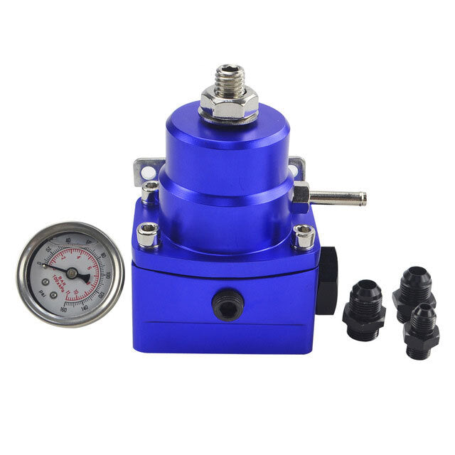 AN8 High Pressure Fuel Regulator W / Boost-8AN 8/8/6 EFI with - Premium Car Organizers from Rapidvehicles - Just $55.79! Shop now at Rapidvehicles