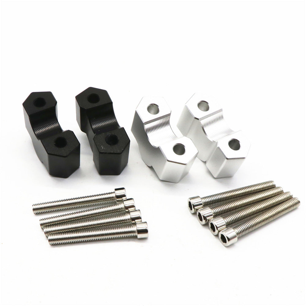 Handlebar Risers Height up Adapters for BMW F750GS 18-19 Motorbike Upgrade Accesssaries silver - Premium Motorcycle Accessories from Rapidvehicles - Just $38.99! Shop now at Rapidvehicles