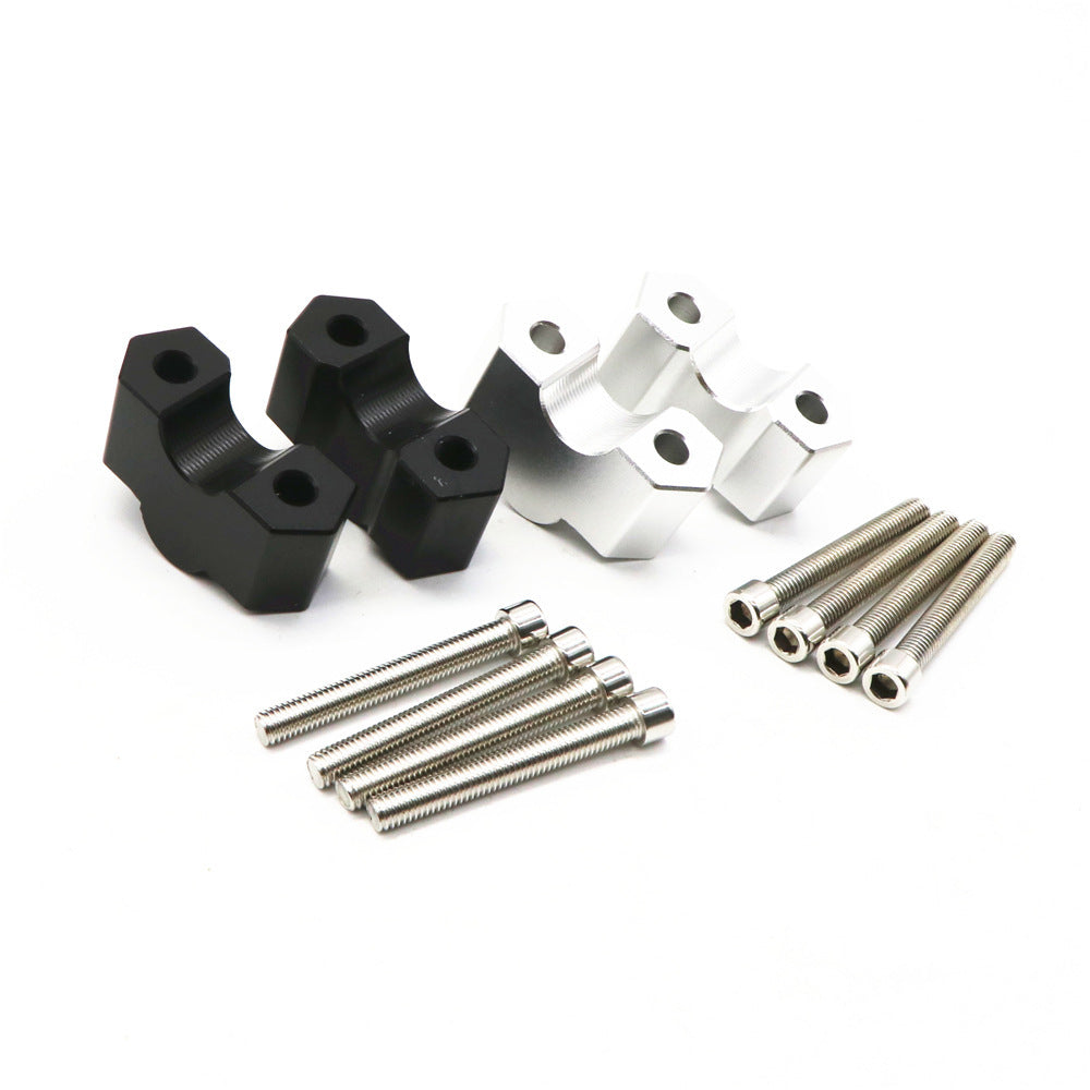 Handlebar Risers Height up Adapters for BMW F750GS 18-19 Motorbike Upgrade Accesssaries silver - Premium Motorcycle Accessories from Rapidvehicles - Just $38.99! Shop now at Rapidvehicles