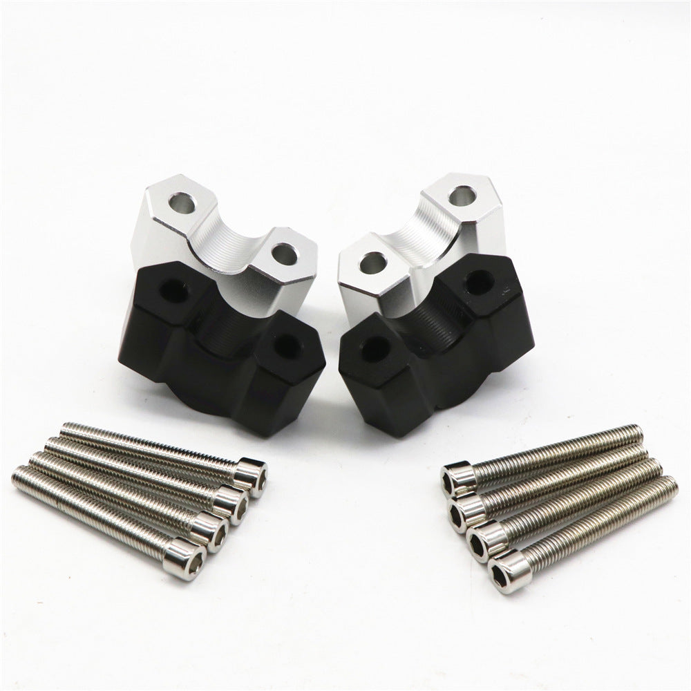 Handlebar Risers Height up Adapters for BMW F750GS 18-19 Motorbike Upgrade Accesssaries silver - Premium Motorcycle Accessories from Rapidvehicles - Just $38.99! Shop now at Rapidvehicles