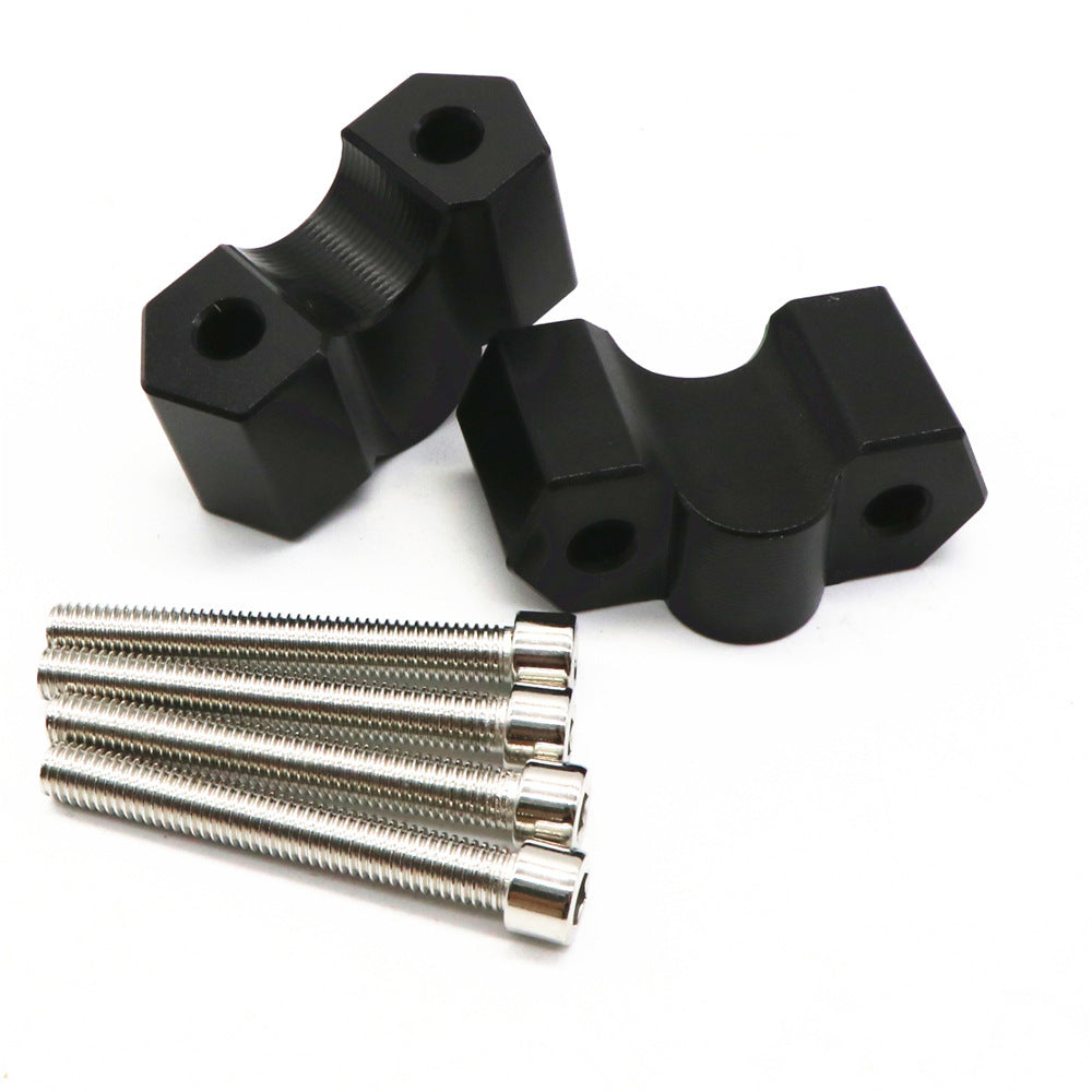 Handlebar Risers Height up Adapters for BMW F750GS 18-19 Motorbike Upgrade Accesssaries silver - Premium Motorcycle Accessories from Rapidvehicles - Just $38.99! Shop now at Rapidvehicles