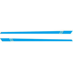 2pcs/lot 220x8cm Car Sticker Stripe Style Side Stripes Car Both Body Stickers Decal Car Wrap Vinyl Film Automobiles Products Car Accessories blue - Premium Car Stickers & Covers from Rapidvehicles - Just $27.32! Shop now at Rapidvehicles