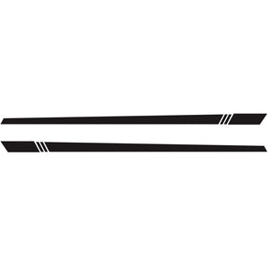 2pcs/lot 220x8cm Car Sticker Stripe Style Side Stripes Car Both Body Stickers Decal Car Wrap Vinyl Film Automobiles Products Car Accessories black - Premium Car Stickers & Covers from Rapidvehicles - Just $26.09! Shop now at Rapidvehicles