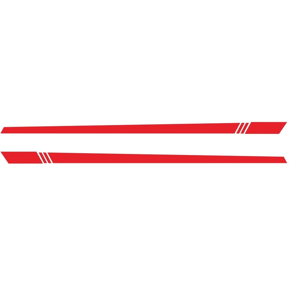 2pcs/lot 220x8cm Car Sticker Stripe Style Side Stripes Car Both Body Stickers Decal Car Wrap Vinyl Film Automobiles Products Car Accessories red - Premium Car Stickers & Covers from Rapidvehicles - Just $27.58! Shop now at Rapidvehicles