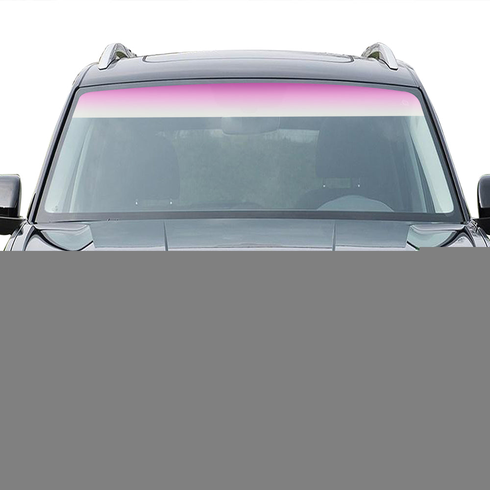 Car Front Windshield Protect Shade DIY Sticker Window Sun Visor Strip Tint Film  black - Premium Car Stickers & Covers from Rapidvehicles - Just $14.71! Shop now at Rapidvehicles