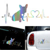 Decal French Bulldog Heartbeat 3D Vinyl Car Window Bumper Sticker  Photo Color - Premium Car Stickers & Covers from Rapidvehicles - Just $5.89! Shop now at Rapidvehicles