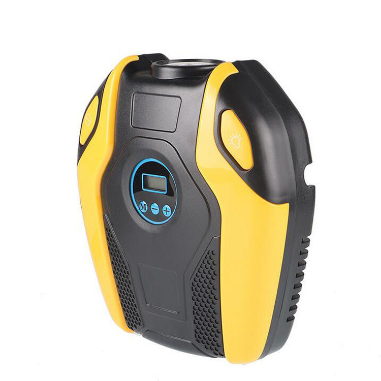 12V Portable Air Compressor Pump Tire Inflator Car Truck Bicycle Supplies Yellow - Premium Other Car Tools from Rapidvehicles - Just $47.14! Shop now at Rapidvehicles