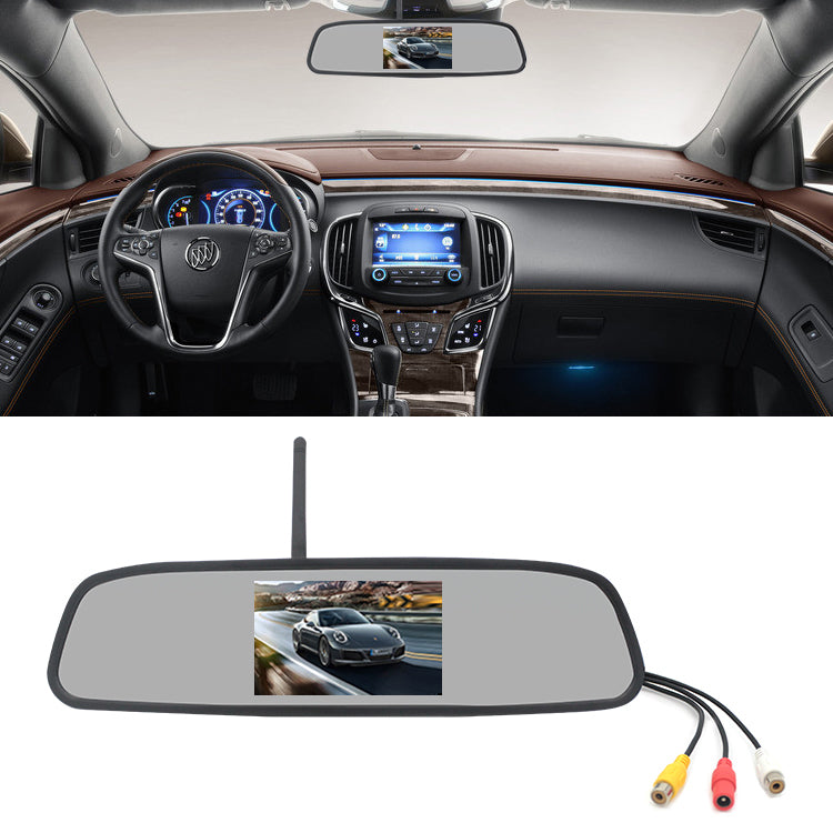 4.3 inches 2.4G Wireless Visual Astern Rearview Mirror Wireless - Premium Car Rear View Camera from Rapidvehicles - Just $83.99! Shop now at Rapidvehicles