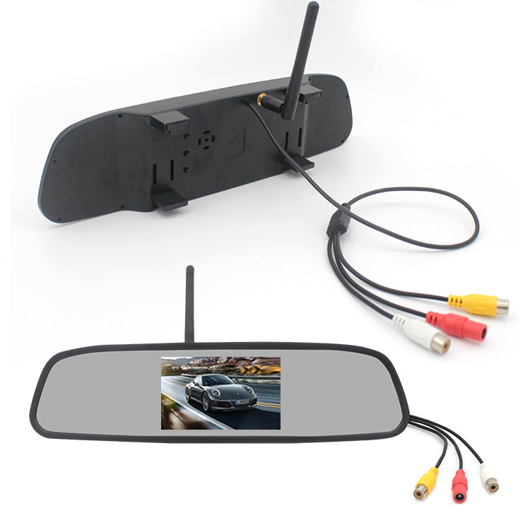 4.3 inches 2.4G Wireless Visual Astern Rearview Mirror Wireless - Premium Car Rear View Camera from Rapidvehicles - Just $83.99! Shop now at Rapidvehicles