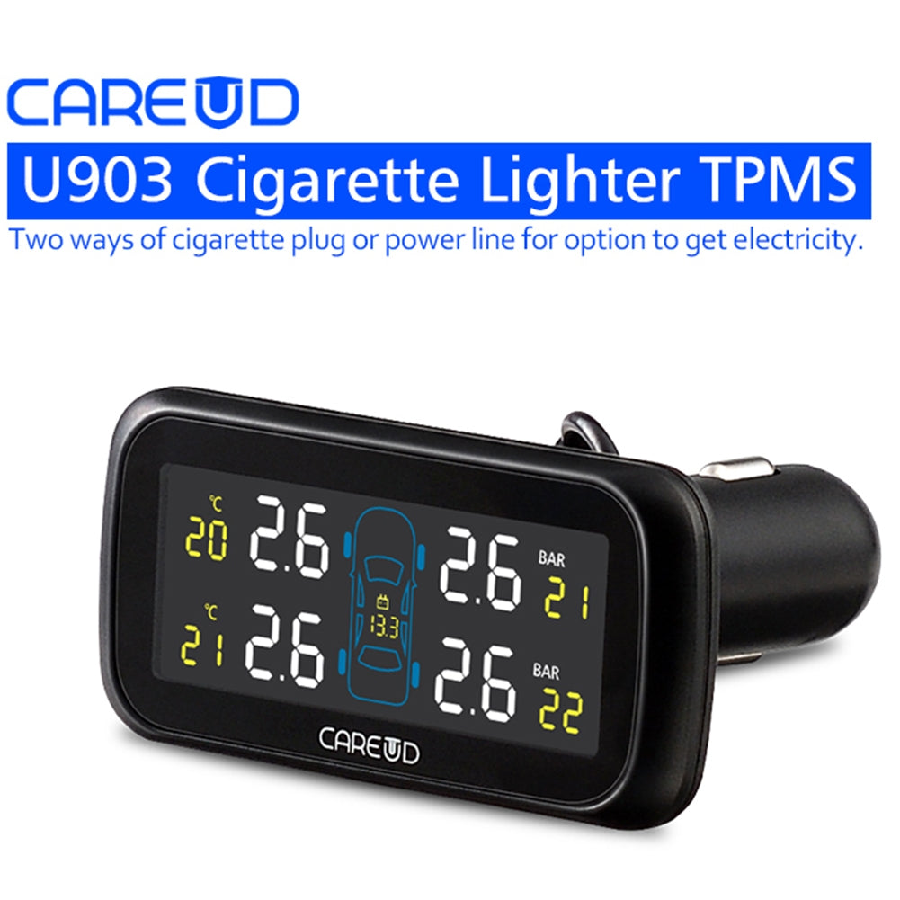 U903Z-WF External Wireless TPMS Car Tire Pressure Monitoring System black - Premium OBD & Diagnostic Tools from Rapidvehicles - Just $82.99! Shop now at Rapidvehicles