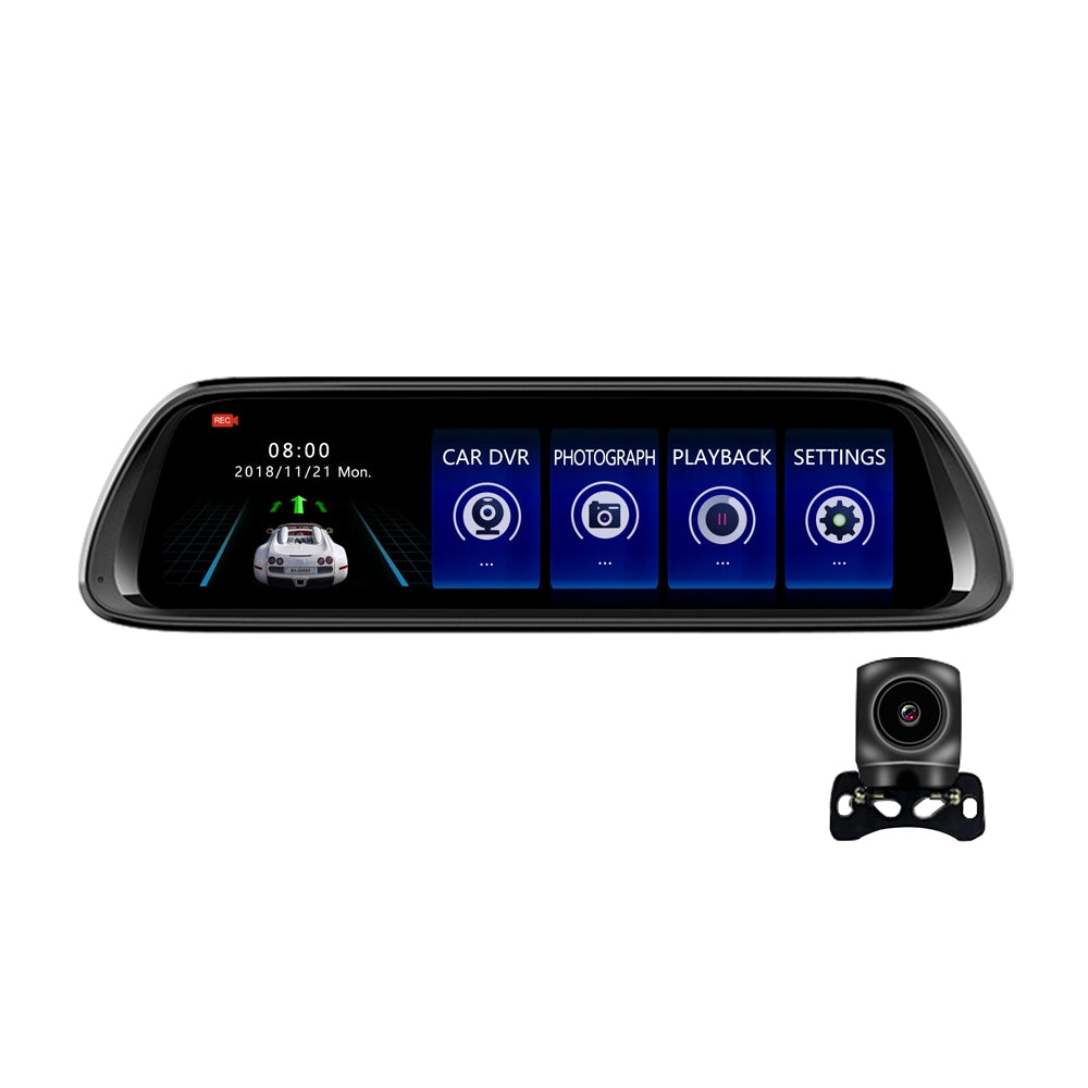 10 inch Driving Recorder Dual Camera Dashcam Full HD Touch Screen - Premium Car DVR from Rapidvehicles - Just $123.99! Shop now at Rapidvehicles