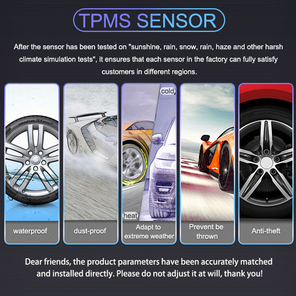 TPMS Car Wireless Tire Pressure for RV Bus Monitoring System 6 wheels tire pressure LCD monitor system with 6 External sensors Silver black - Premium OBD & Diagnostic Tools from Rapidvehicles - Just $126.99! Shop now at Rapidvehicles