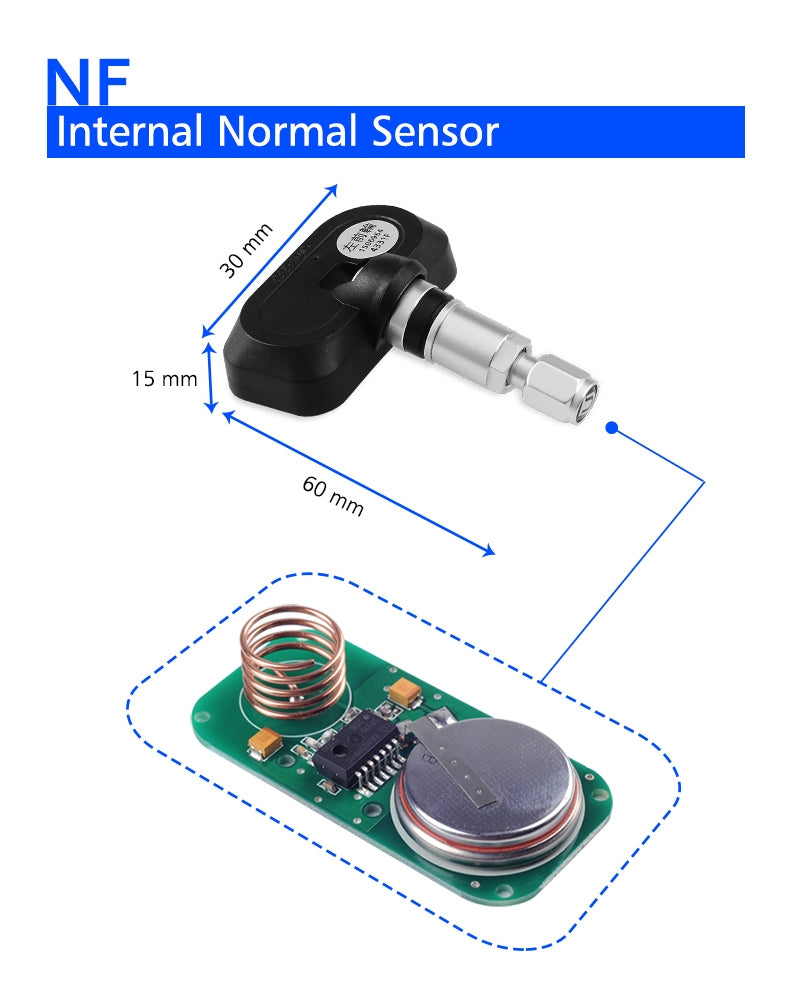 U912-TJ For Honda Car Wireless TPMS Tire Pressure Monitoring System Built-in Sensor LCD Display Embedded Monitor black - Premium OBD & Diagnostic Tools from Rapidvehicles - Just $81.99! Shop now at Rapidvehicles