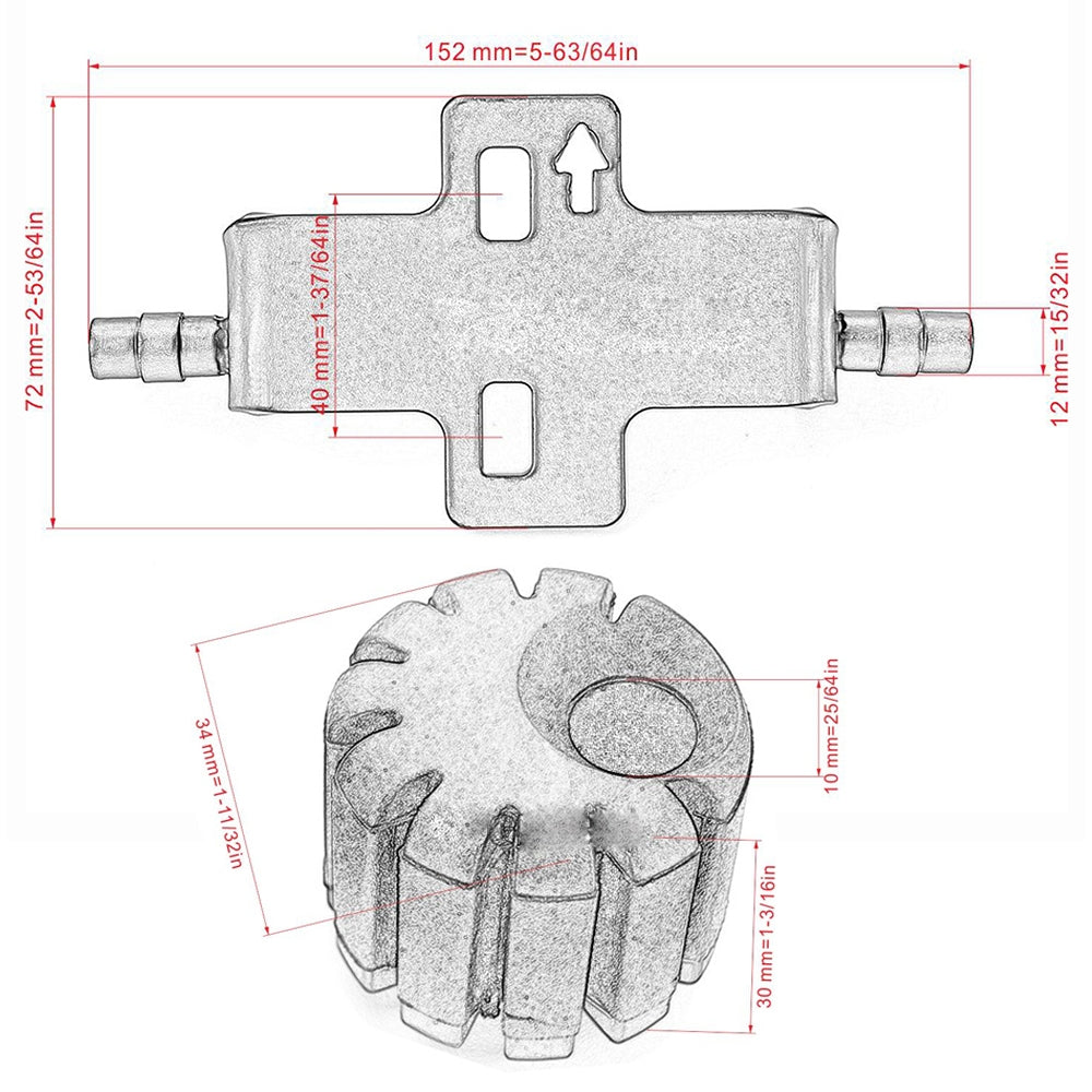 Rider Seat Lowering Kit Bracket Motorcycle Accessories for BMW - Premium Motorcycle Accessories from Rapidvehicles - Just $46.79! Shop now at Rapidvehicles