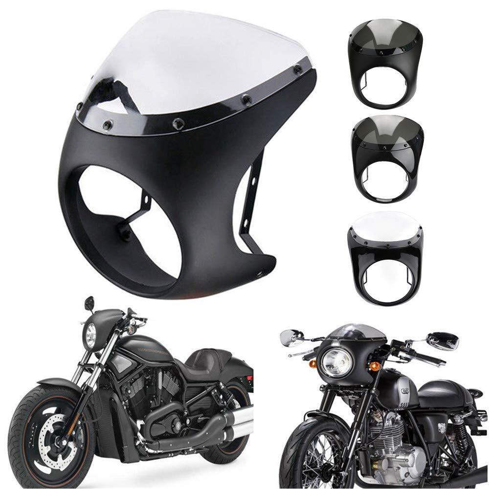 Universal 7" Headlight Handlebar Fairing Windshield Cafe Racer - Premium Car LED Lights from Rapidvehicles - Just $54.90! Shop now at Rapidvehicles