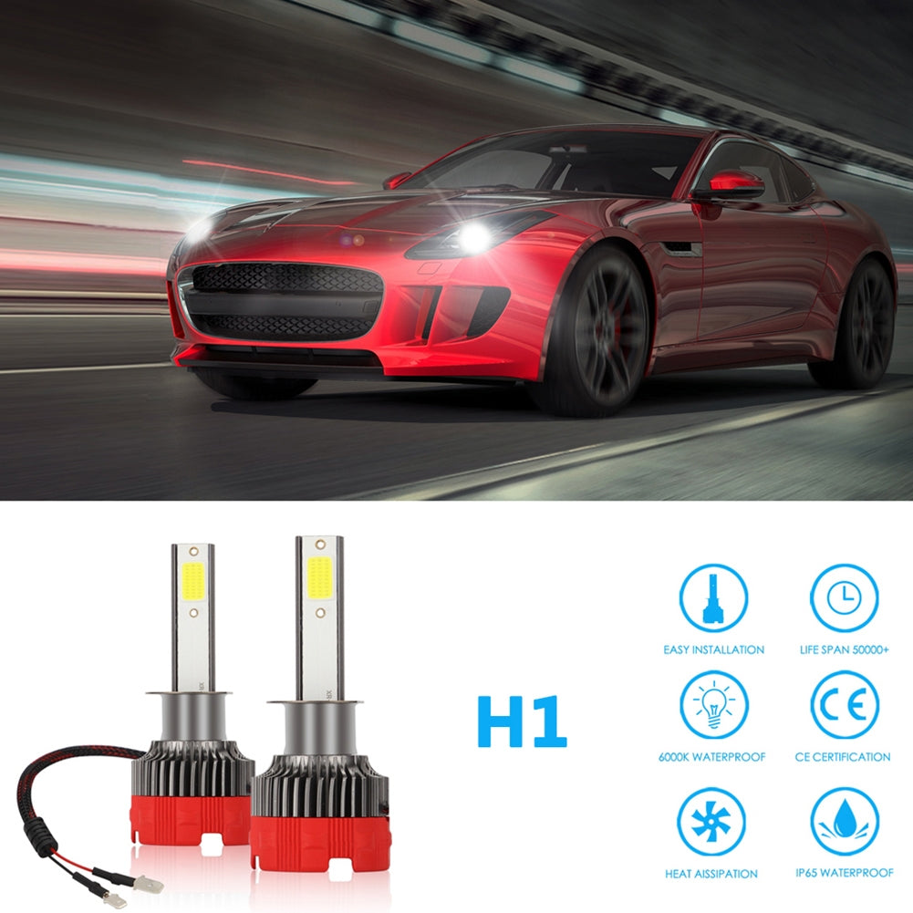 2PCS 120W 12000LM Mini Assembly H1 H7 H4 H8/H9/H11 9005 9006 LED Car HeadLight Fog light H1 - Premium Car LED Lights from Rapidvehicles - Just $24.67! Shop now at Rapidvehicles