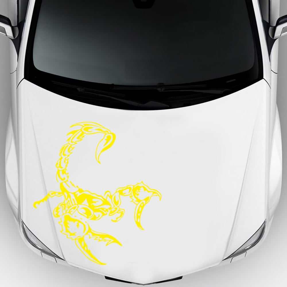 3D Car Scorpion Stickers Stylized Vinyl Car Stickers Decoration Accessories yellow - Premium Car Stickers & Covers from Rapidvehicles - Just $19.35! Shop now at Rapidvehicles