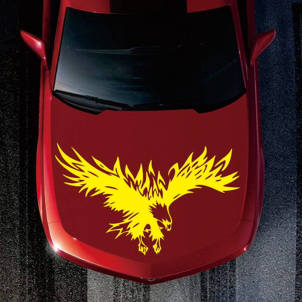 50 * 80cm Animal Eagle Car-styling Motorcycle Car Sticker Vinyl Decal yellow - Premium Car Stickers & Covers from Rapidvehicles - Just $19.35! Shop now at Rapidvehicles