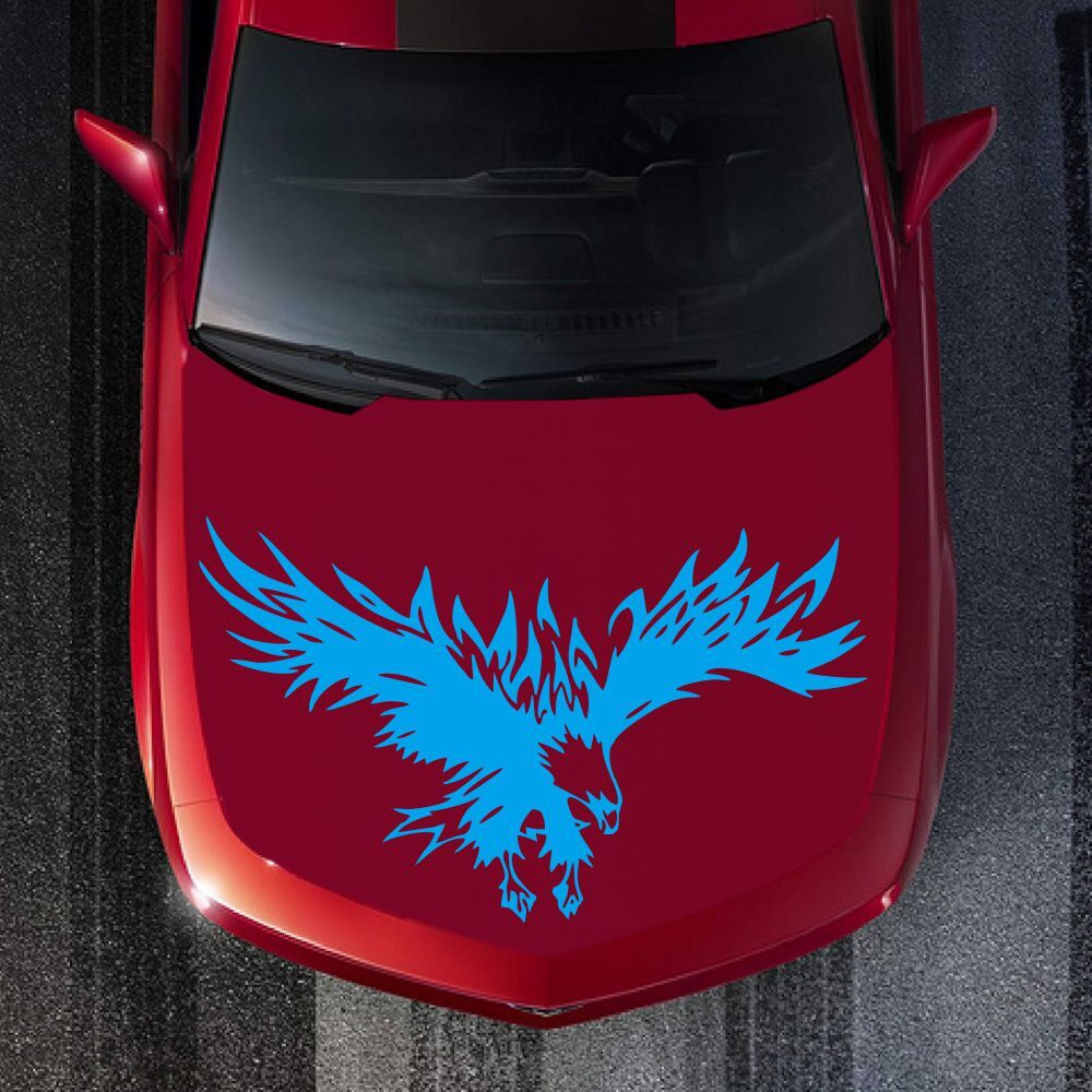 50 * 80cm Animal Eagle Car-styling Motorcycle Car Sticker Vinyl Decal white - Premium Car Stickers & Covers from Rapidvehicles - Just $19.35! Shop now at Rapidvehicles