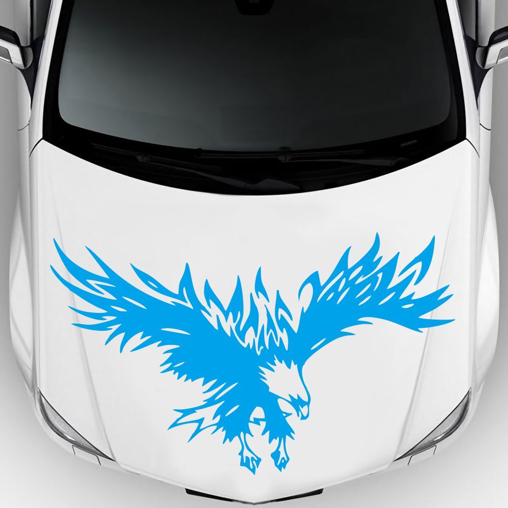 50 * 80cm Animal Eagle Car-styling Motorcycle Car Sticker Vinyl Decal white - Premium Car Stickers & Covers from Rapidvehicles - Just $19.35! Shop now at Rapidvehicles