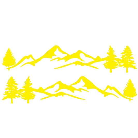 Mountain Tree Forest Graphic Vinyl Art Sticker for RV Decoration - Premium Car Stickers & Covers from Rapidvehicles - Just $37.99! Shop now at Rapidvehicles