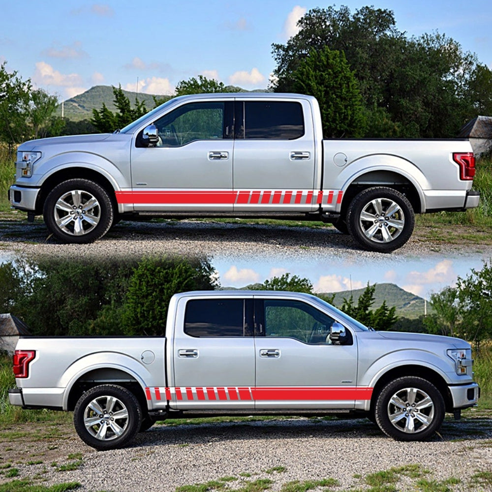 For Pickup Truck Vinyl Decal Sticker Graphics Sport Side Door Stripe Car Sticker  red - Premium Car Stickers & Covers from Rapidvehicles - Just $27.14! Shop now at Rapidvehicles