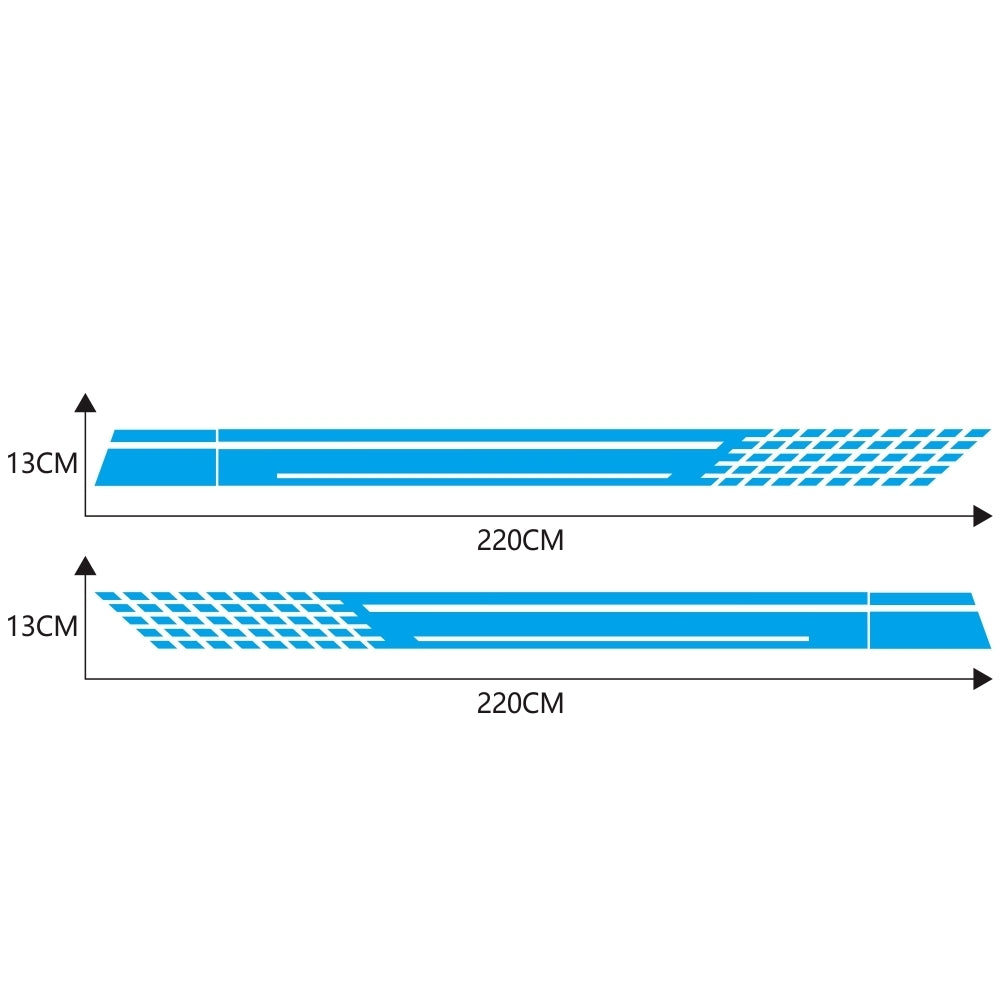 2pcs / set DIY Car Both Sides Stickers Racing Stripes Camouflage - Premium Car Stickers & Covers from Rapidvehicles - Just $33.99! Shop now at Rapidvehicles