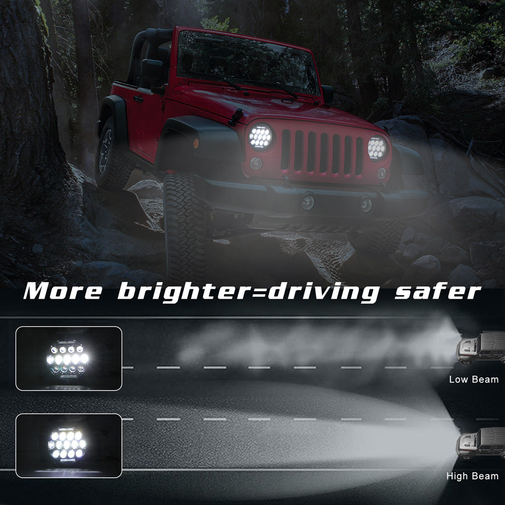 7 INCH 280W LED Headlights 6000K 28000LM Halo Angle Eye For Jeep Wrangler CJ JK LJ 97-17 6000K White - Premium Car LED Lights from Rapidvehicles - Just $90.51! Shop now at Rapidvehicles