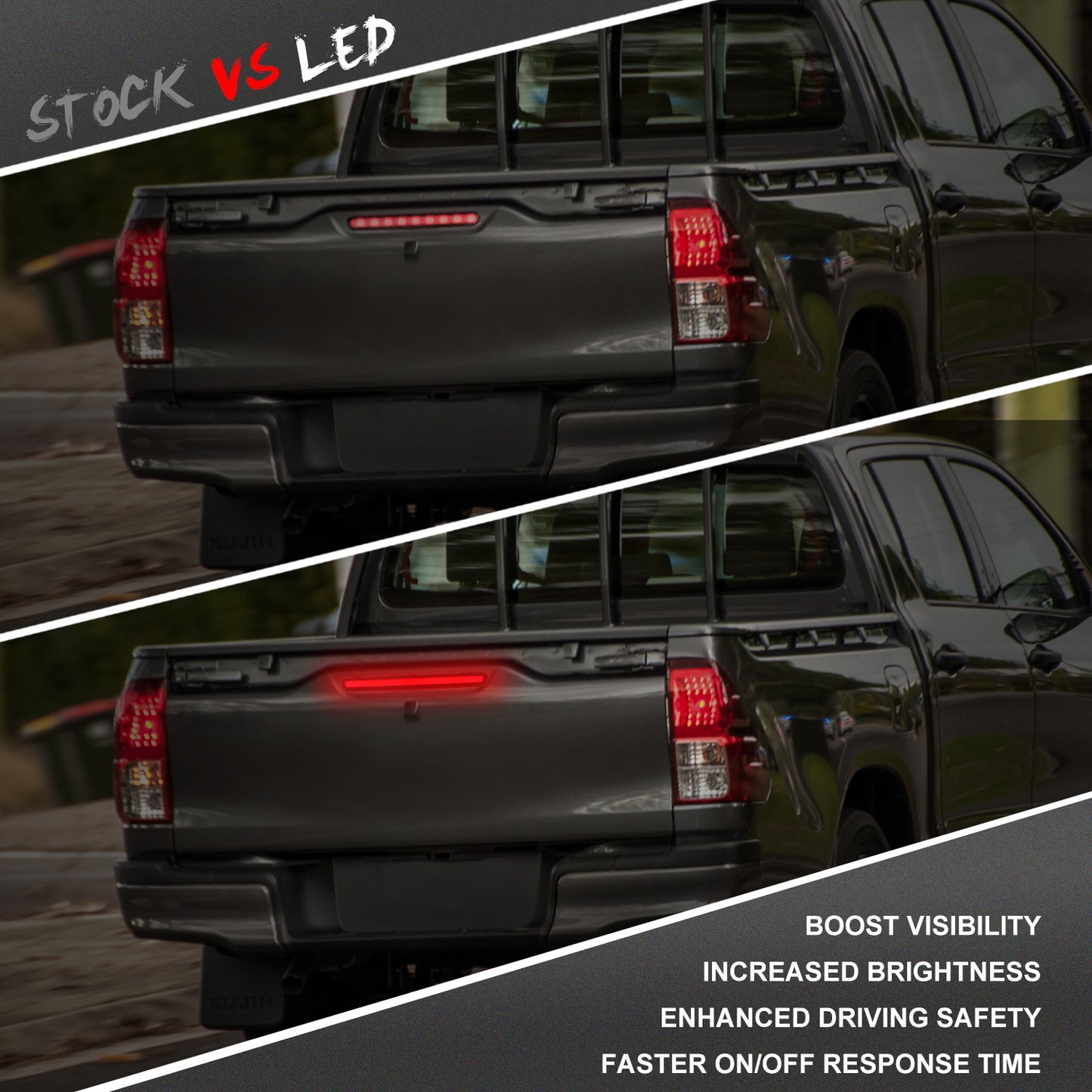 For Toyota Hilux VIGO 2018-2020 Car LED Rear Brake Light Middle - Premium Car LED Lights from Rapidvehicles - Just $79.99! Shop now at Rapidvehicles