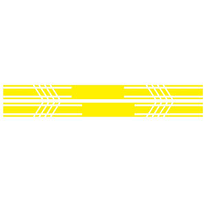 D-1044 2pcs Car Stickers Car Body Racing Side Door Long Striped Stickers Auto Vinyl Decal for All Cars SUV  yellow - Premium Car Stickers & Covers from Rapidvehicles - Just $28.78! Shop now at Rapidvehicles