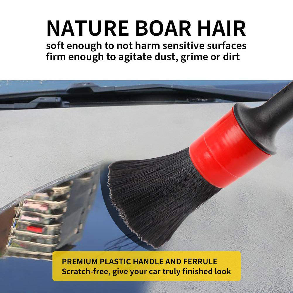 9pcs Car Detailing Brush Auto Detail Brush Set Automotive Detail Brushes Kit for Cleaning Car Interior Exterior - Premium Maintenance Tools from Rapidvehicles - Just $23.99! Shop now at Rapidvehicles