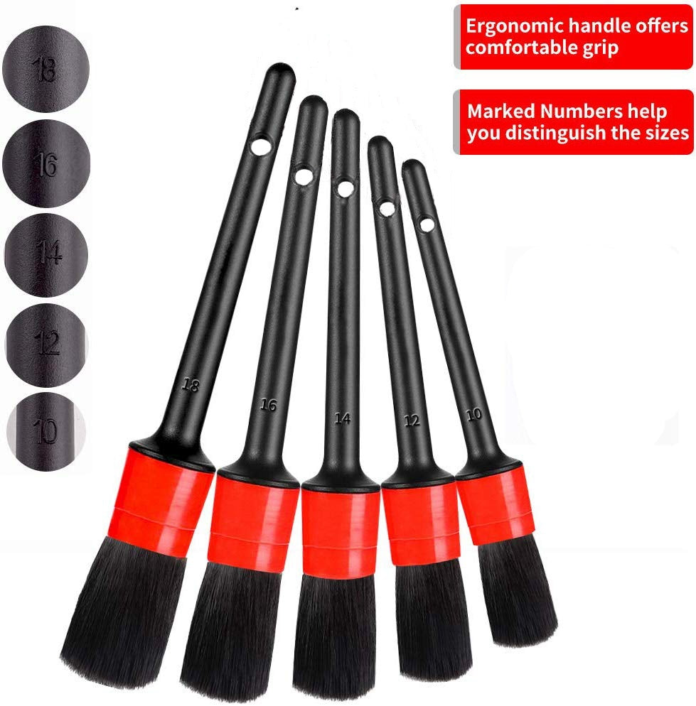 9pcs Car Detailing Brush Auto Detail Brush Set Automotive Detail - Premium Maintenance Tools from Rapidvehicles - Just $28.99! Shop now at Rapidvehicles