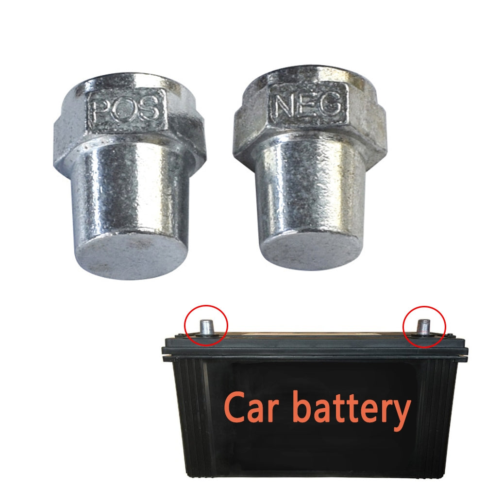 2pcs Car Alloy Positive Negative Battery Top Post Terminal - Premium Car Organizers from Rapidvehicles - Just $12.59! Shop now at Rapidvehicles