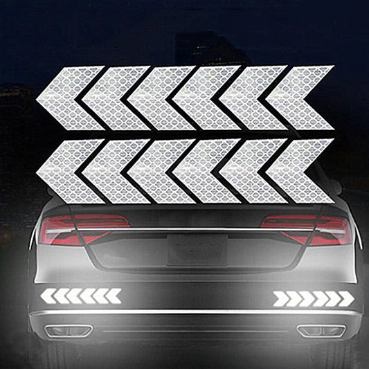 12PCS Big Car Night Warning Reflective Sticker Scratch Modified - Premium Motorcycle Accessories from Rapidvehicles - Just $8.99! Shop now at Rapidvehicles