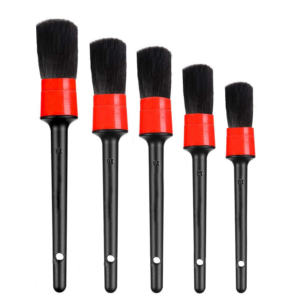 6PCS Wheel Tire Brush Soft Bristle Car Wash Brush Detailing Brush Car Cleaning Brush black - Premium Car Wash Tools from Rapidvehicles - Just $21.54! Shop now at Rapidvehicles