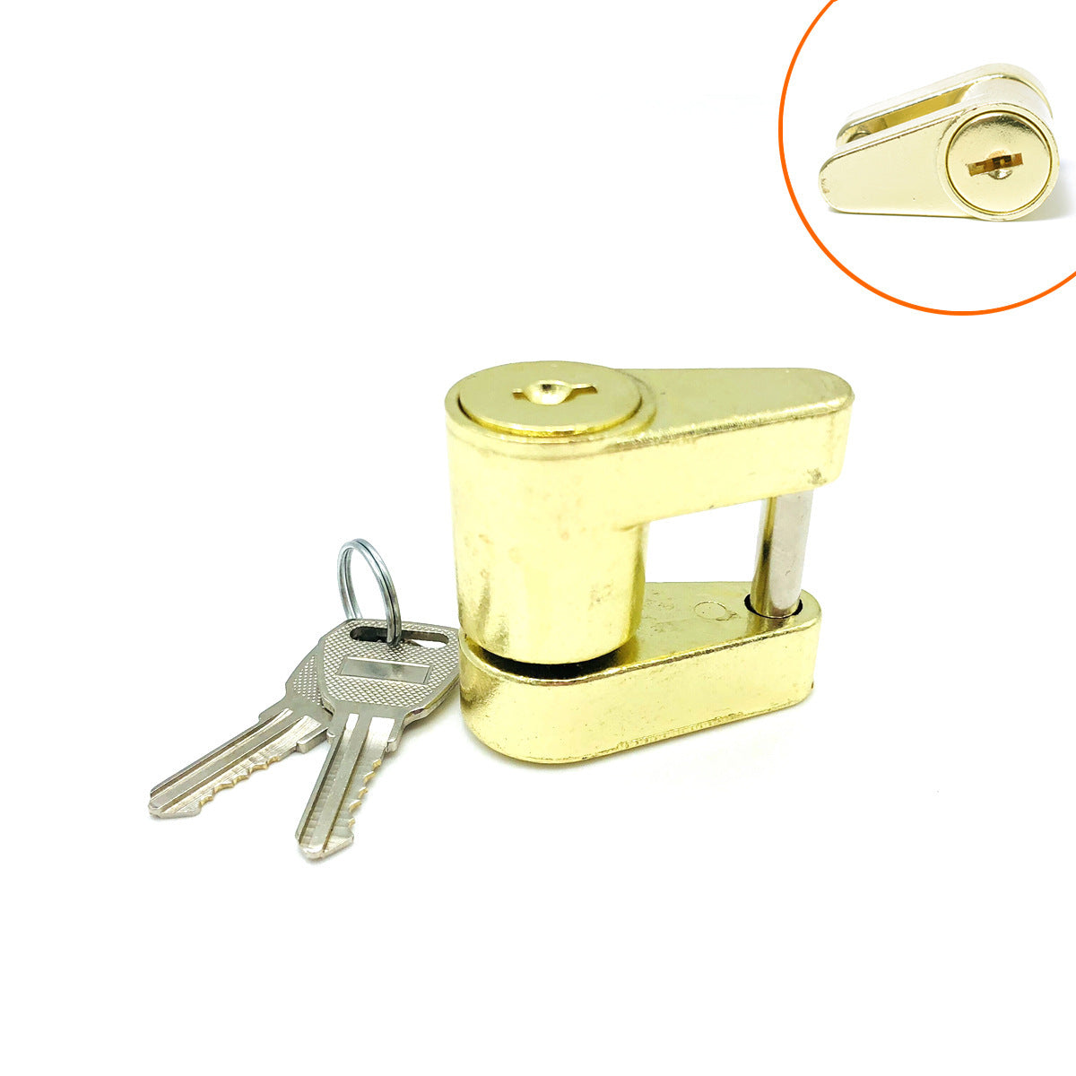 1/4" Trailer Coupler Padlock Solid Brass Trailer Locks for Hitch - Premium Other Car Tools from Rapidvehicles - Just $25.99! Shop now at Rapidvehicles