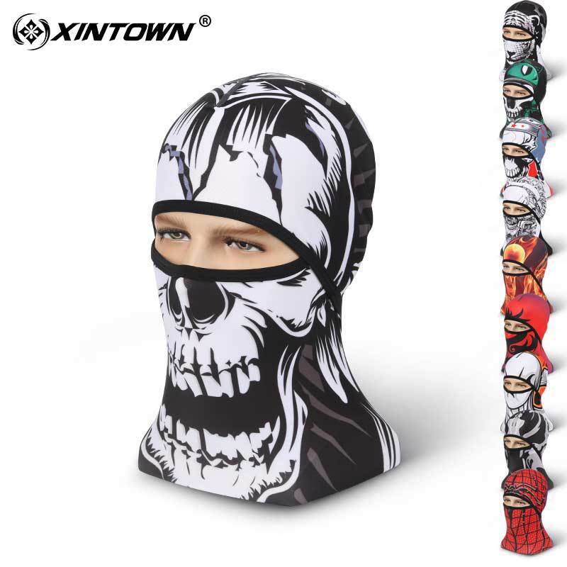 Sports Headwear Motorcycle Riding Headgear Magic Sport Scarf Full Face Mask Balaclava One size_Skull B - Premium Protective Gears from Rapidvehicles - Just $18.99! Shop now at Rapidvehicles