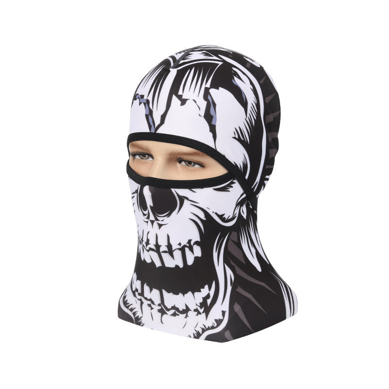 Sports Headwear Motorcycle Riding Headgear Magic Sport Scarf Full Face Mask Balaclava One size_Skull B - Premium Protective Gears from Rapidvehicles - Just $18.99! Shop now at Rapidvehicles