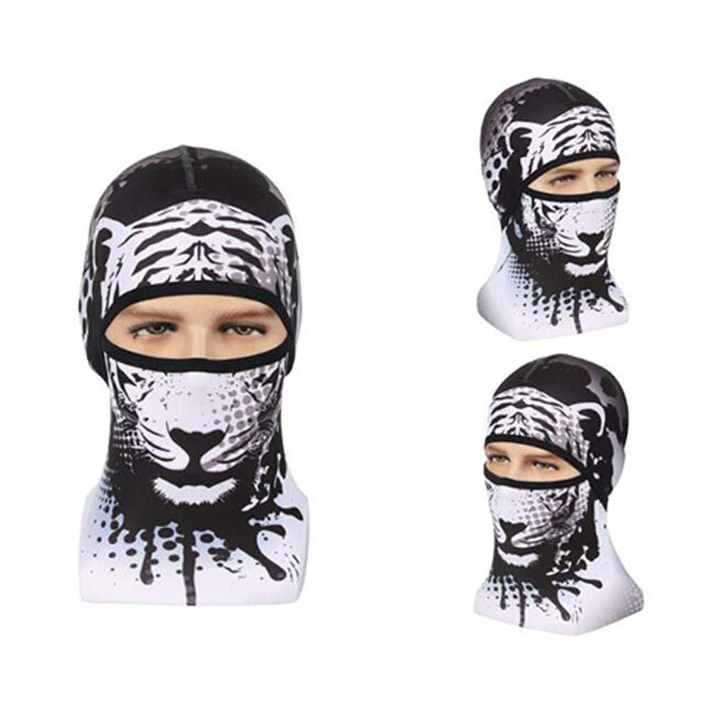 Sports Headwear Motorcycle Riding Headgear Magic Sport Scarf Full Face Mask Balaclava One size_White Tiger F - Premium Protective Gears from Rapidvehicles - Just $18.99! Shop now at Rapidvehicles