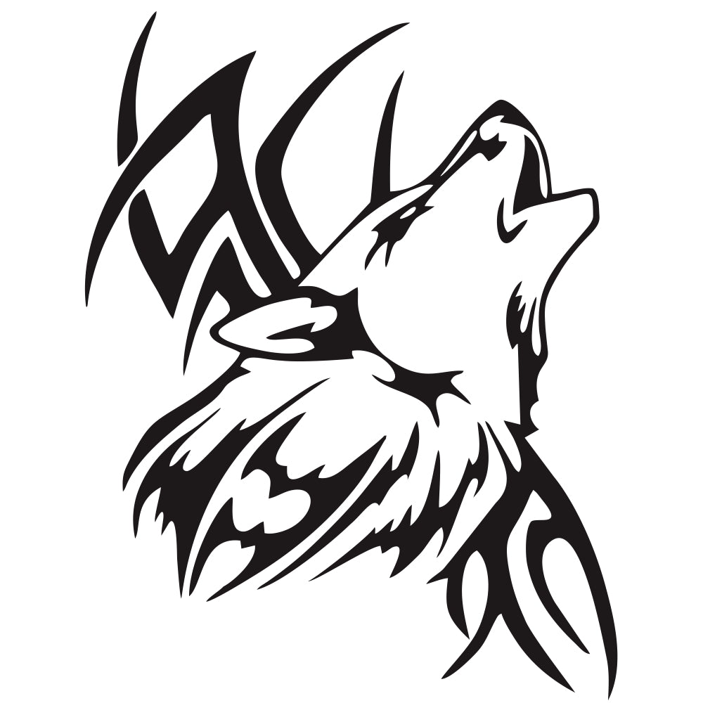 Tattoo Wolf Car Motorcycle Body Stickers Vinyl Car Styling Decal - Premium Car Stickers & Covers from Rapidvehicles - Just $21.59! Shop now at Rapidvehicles