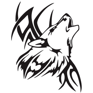 Tattoo Wolf Car Motorcycle Body Stickers Vinyl Car Styling Decal Accessories black - Premium Car Stickers & Covers from Rapidvehicles - Just $19.48! Shop now at Rapidvehicles